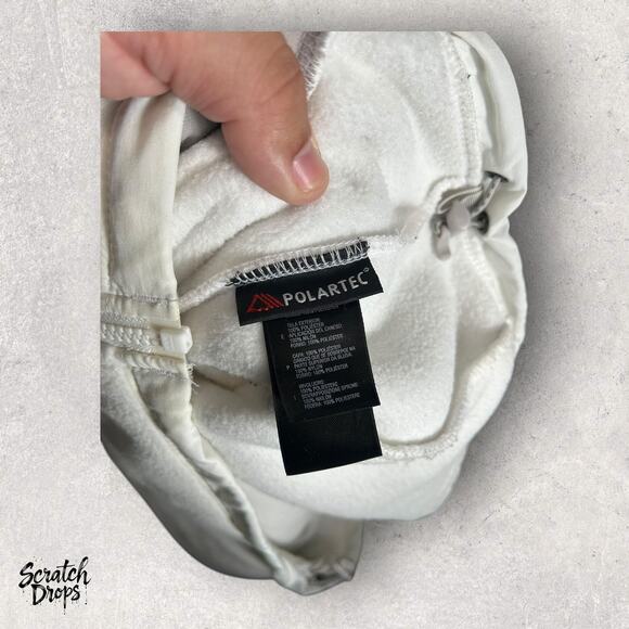 The North Face Denali Polartec Women's Small White Fleece Jacket Full Zip $220 - Picture 2 of 4